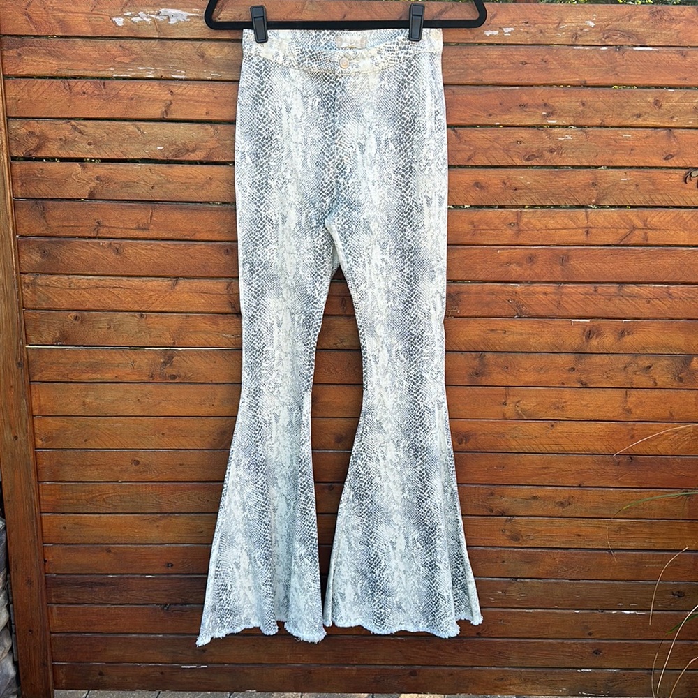 Never worn. Altered state snake print bell bottoms.